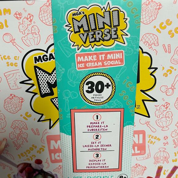 NEW Miniverse Make It Mini Ice Cream Social - Picture 3 of 4